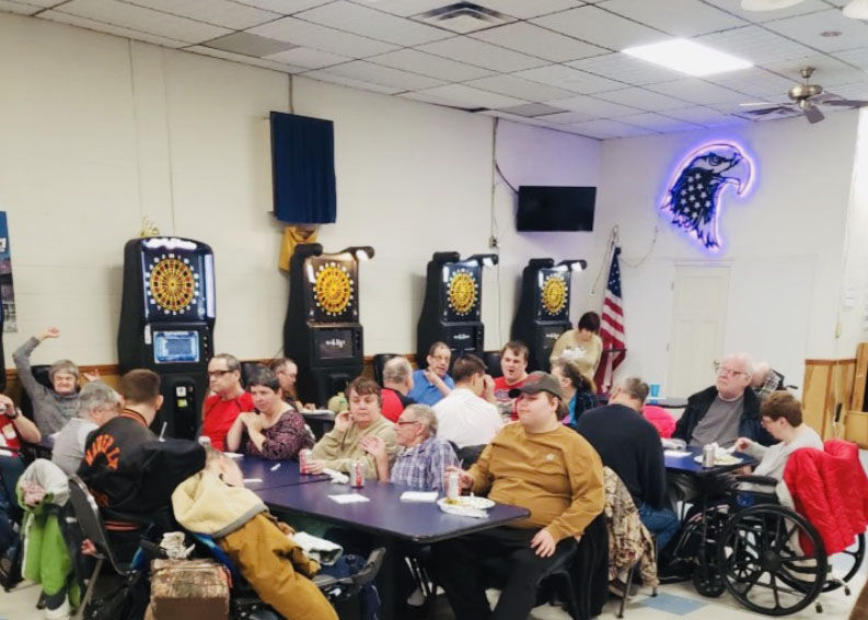Eagles #2227 of Waverly hosts Canal Industries 2019 Thanksgiving